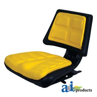 T110YL - Seat, Universal w/ Trapezoid Back, YLW