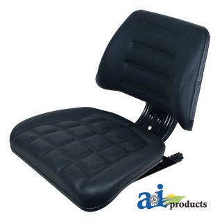 T122BL - Seat, Non-Susp./Slide Track/BLK