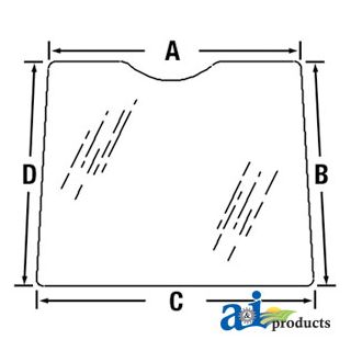 T133333 - Glass, Door, Upper (RH)