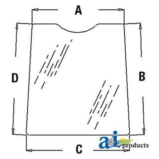 T133335 - Glass, Door, Upper (LH)