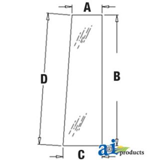 T166060 - Glass, Rear, Side (LH)
