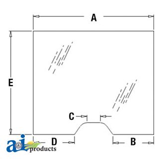 T191071 - Glass, Windshield, Upper