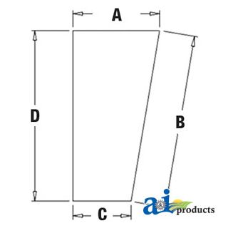 T191072 - Glass, Windshield, Lower (RH)