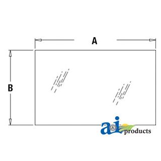 T242700 - Glass, Rear, Upper