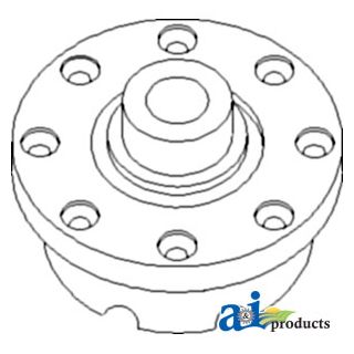 T30253 - Housing, Differential,7/16 rivit hole size