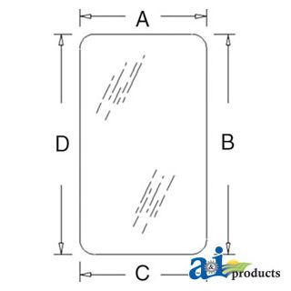 T30859 - Glass, Door (RH/LH); Tinted