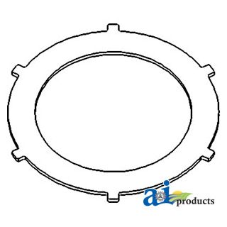 T31732 - Steering Clutch Disc: 10.875" O.D., 8.130" I.D., 6 exter