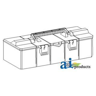 TB17000 - Tool Box, Plastic; 17.000 X 6.625 X 6.000