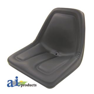 TM333BL - Michigan Style Seat, w/o Slide Track, BLK
