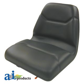 TMS111BL - Seat, Michigan Style, w/ Slide Track, Deluxe Cushion,