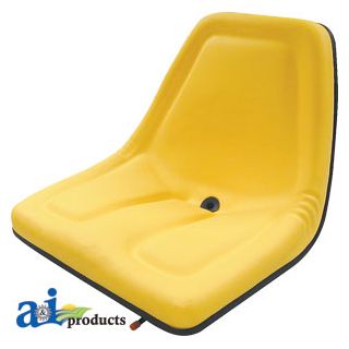 TMS444YL - Seat, Michigan Style, w/ Slide Track, YLW