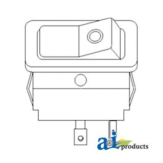 VLC2531 - Switch, Rocker; 20 Amp, 3 Terminal, On/Off (Illuminated