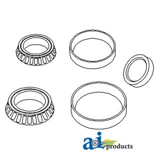 VLH1717 - Tail Wheel Bearing Set