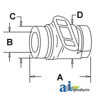 VLH6703 - Bearing Cap W/ Grease Fitting Set Of 2 W/ Hardware