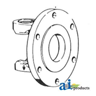 W023979 - Implement Yoke, Flange w/ Female Pilot