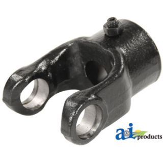 W041088-A - Implement Yoke, Round Bore 25mm w/ 8mm Keyway