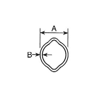 W047901 - Inner Profile Tube, w/ Drill Hole, 1bGA