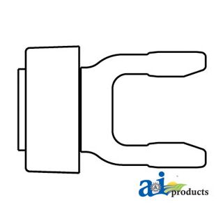 W196862-A - Tractor Yoke, Splined 1 3/8 - 21 Spline - Sliding Col