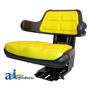 W223YL - Wrap Around Back w/ Arms, Plastic, YLW