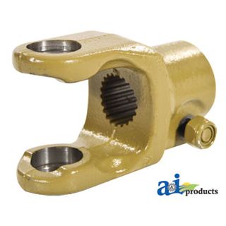 W320684 - Implement Yoke, Splined 1 3/8 - 21 Spline - Clamp Bolt