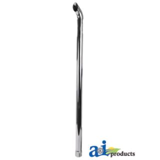 ZNL89020C - Chrome Exhaust Stack, Curved