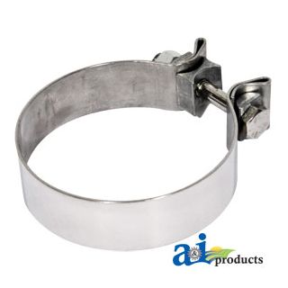 ZNL90875A - Clamp, 4", Stainless Steel, For 4" Chrome Stack