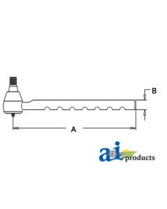 1026382M93 - Tie Rod, Outer (RH/LH)	