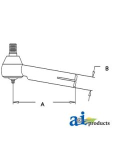 1028098M91 - Tie Rod, Inner (LH)	