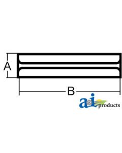 P10X60 - Roll Pin, 10 MM x 60 MM, 2 pack 	