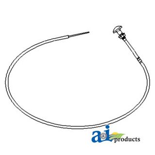 1667640M1 - Cable, Fuel Stop/ Shutoff