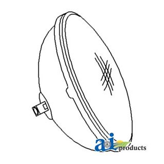 28A117 - Replacement Sealed Beam, 4411, 12 Volt