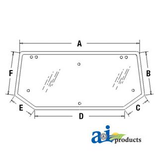 82014988 - Glass, Rear, Upper