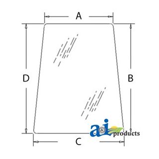 85801626 - Glass, Door, Upper (RH/LH)