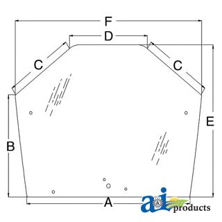 86002901 - Glass, Rear Window