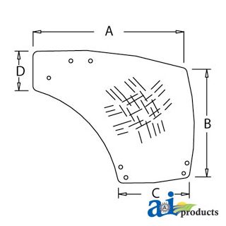 87560786 - Glass, Door (LH)