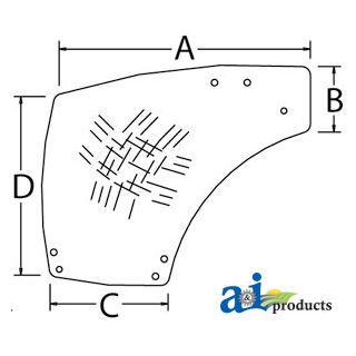 87560791 - Glass, Door Rh