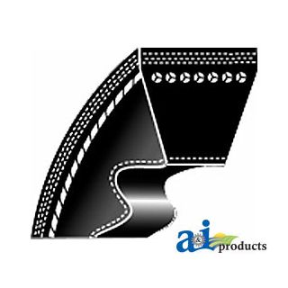 3VX255 - Cogged Wedge V-Belt (3/8" X 25.5")