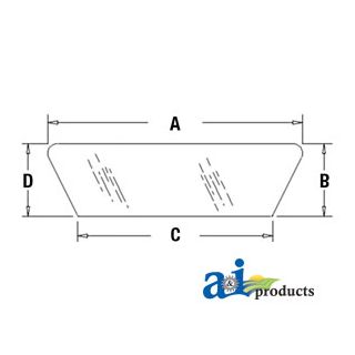 D5NN9442014B - Glass, Rear, Lower