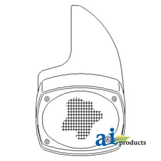 DE13523 - Headlight; RH