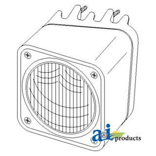 E0NN13005BA - Headlamp, Rh Dip; White