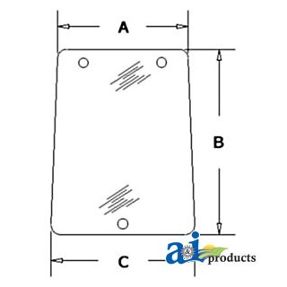 E4NN94501N75AA - Glass, Rear, Side (RH/LH) - Tinted