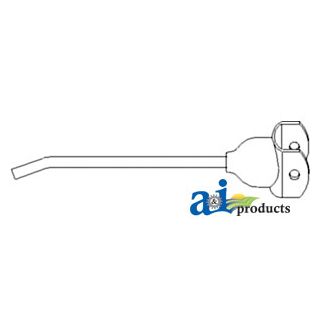 RTIBTLK - Bean Windrower Tooth, Rubber Mount